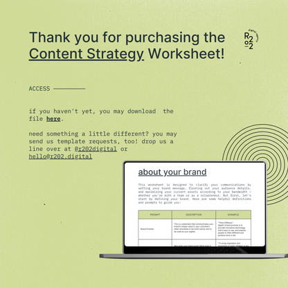 Content Strategy Worksheet