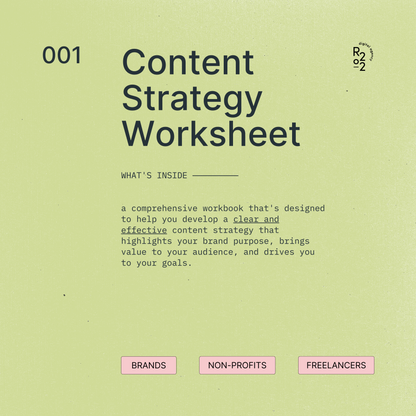 Content Strategy Worksheet
